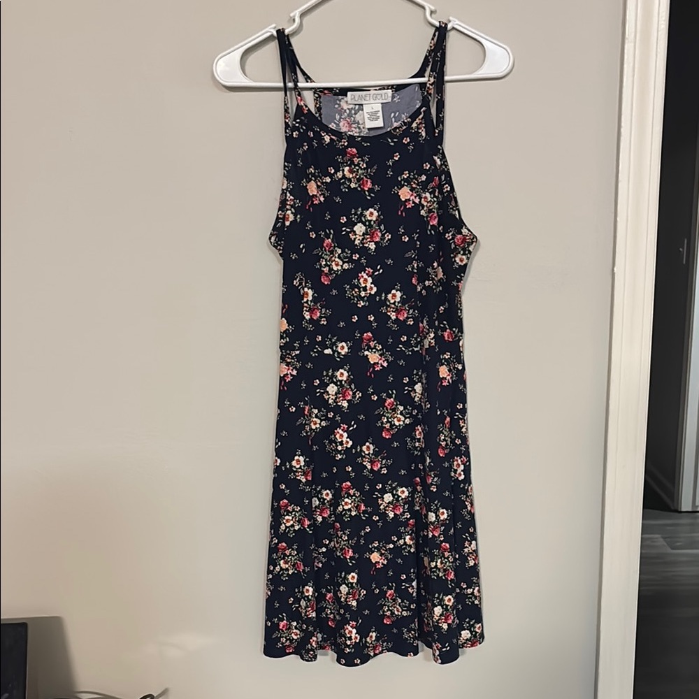 Floral Navy Dress